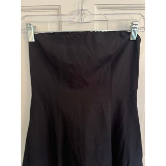 Madewell Women's 6 Black Strapless Midi Dress Cottage Core Minimalist Classic - Picture 9 of 11